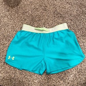 Girls under armor shorts